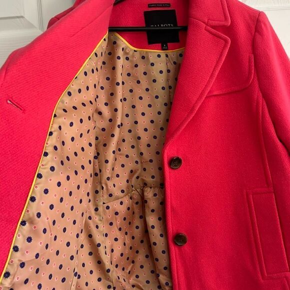 Talbots Albury Short Pea Coat Pink Size 8 - Picture 5 of 17